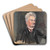 Portrt Leopold Czihaczek by Egon Schiele Art Drink Coaster set