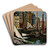 Port by Bronisaw Abramovitsch Art Drink Coaster set