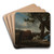 Sleeping Shepherds by Adriaen van de Velde Art Drink Coaster set