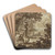 Bei einem Monument mit einer groen Vase ein Hirte mit Schafen by Jacob van der Does Art Drink Coaster set Bei einem Monument mit einer groen Vase ein Hirte mit Schafen by Jacob van der Does Art Drink Coaster set
