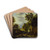 Mountainous landscape with waterfall by Roelant Roghman Drink Coasters - set of 4