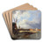 View of The Hague by Cornelis Springer Art Drink Coaster set View of The Hague by Cornelis Springer Art Drink Coaster set