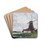 Dordrecht, Moulin sur les bords de la Meuse by Eugne Boudin Drink Coasters - set of 4