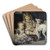 The Children of the Artist by Ernst Stckelberg Art Drink Coaster set