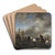 Horsepond near a Boundary Stone by Philips Wouwerman Art Drink Coaster set