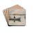 Girls in a Rowing Boat by Albert Edelfelt Drink Coasters - set of 4
