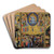 The Last Judgement by Fra Angelico Art Drink Coaster set