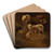 Bliers by Jacques-Raymond Brascassat Art Drink Coaster set
