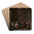 The Death of Cleopatra by Gerard Hoet Art Drink Coaster set