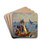 The Raft by William James Glackens Drink Coasters - set of 4
