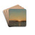 Aftensol, Hvaler by Amaldus Nielsen Drink Coasters - set of 4
