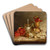 Still Life of Fruit and Urn by Theodore Clement Steele Art Drink Coaster set