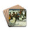 Knitting for the Soldiers; High Bridge Park by George Luks Drink Coasters - set of 4