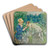 In the Bois de Boulogne by Berthe Morisot Art Drink Coaster set
