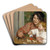 Child with Toys - Gabrielle and the Artist's Son, Jean by Pierre-Auguste Renoir Art Drink Coaster set