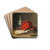 Still Life With A Censer And A Cardinal's Hat by Louis-Eugne Lambert Drink Coasters - set of 4 Still Life With A Censer And A Cardinal's Hat by Louis-Eugne Lambert Drink Coasters - set of 4