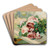 A still life with roses by Georges Jeannin Art Drink Coaster set