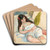 Femme tendue by Jules Pascin Art Drink Coaster set