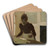 Woman Ironing by douard Vuillard Art Drink Coaster set