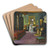 Mrs Rosen's Bedroom by Sir John Lavery Art Drink Coaster set Mrs Rosen's Bedroom by Sir John Lavery Art Drink Coaster set