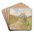Landscape with brook by William Walker Art Drink Coaster set
