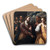 Christ and the Adulteress by Onofrio Palumbo Art Drink Coaster set