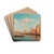 Venice, a View to San Giorgio Maggiore by Henry Malfroy Drink Coasters - set of 4