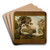 The Falls of Niagara by Edward Hicks Art Drink Coaster set