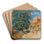 Le Grand Arbre Au Bord De La Route by Pierre-Auguste Renoir Art Drink Coaster set