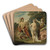 The Judgment Of Paris by Jacques Louis David Art Drink Coaster set
