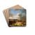 A Panoramic Landscape by Philips Koninck Drink Coasters - set of 4