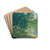 Afternoon by the Pond by Julian Alden Weir Drink Coasters - set of 4