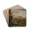 Roman Landscape with Shepherds by Jan Baptist Weenix Drink Coasters - set of 4 Roman Landscape with Shepherds by Jan Baptist Weenix Drink Coasters - set of 4