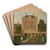 The Garden and Coach House of 524 Keizersgracht in Amsterdam by Hendrik Keun Art Drink Coaster set The Garden and Coach House of 524 Keizersgracht in Amsterdam by Hendrik Keun Art Drink Coaster set
