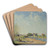 Le Canal Du Loing  Saint-Mamms by Alfred Sisley Art Drink Coaster set