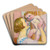 Enfant Nu Ou Annie Et Pauline by Maurice Denis Art Drink Coaster set