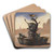 Sketch For Dragespringvandet (The Dragon Fountain) by Joakim Skovgaard Art Drink Coaster set