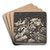 Slagveld met lichamen op een hoop by Henri de Groux Art Drink Coaster set Slagveld met lichamen op een hoop by Henri de Groux Art Drink Coaster set