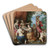 A Bacchanal With Ceres, Bacchus And Venus by Jan Brueghel the Younger Art Drink Coaster set