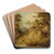 The Banks of the Ganges by William Daniell Art Drink Coaster set The Banks of the Ganges by William Daniell Art Drink Coaster set