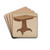 Table (pedestal) by LeRoy Griffith Drink Coasters - set of 4
