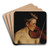 The Violinist by Pekka Halonen Art Drink Coaster set