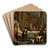 The Marriage At Cana by Gaetano Gandolfi Art Drink Coaster set