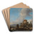 The Stag Hunt by Philips Wouwerman Art Drink Coaster set