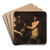 Salome Receiving The Head Of Saint John The Baptist by Andrea Vaccaro Art Drink Coaster set