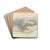 Studie eines Alligators by Ferdinand Keller Drink Coasters - set of 4