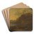 Italian Landscape by Nicolaes Pietersz. Berchem Art Drink Coaster set Italian Landscape by Nicolaes Pietersz. Berchem Art Drink Coaster set