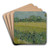 View of Arles with Irises by Vincent van Gogh Art Drink Coaster set