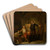 The Studio of the Painter Joos van Craesbeeck by Nicaise De Keyser Art Drink Coaster set The Studio of the Painter Joos van Craesbeeck by Nicaise De Keyser Art Drink Coaster set