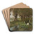 Mittagsruhe by Otto von Thoren Art Drink Coaster set
